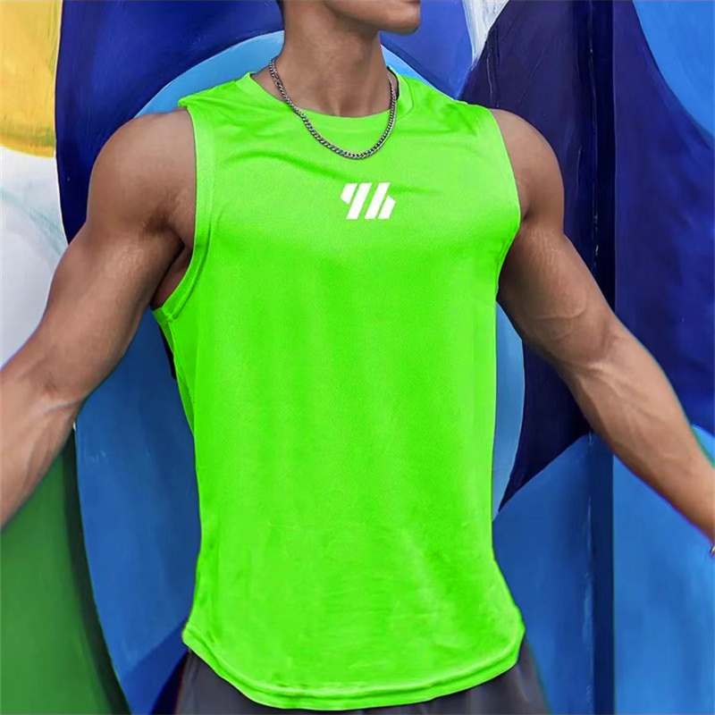 2025年最新夏用ジムベスト 高品質メッシュシャツ ノースリ - Sleeveless Undershirt のレビューと価格