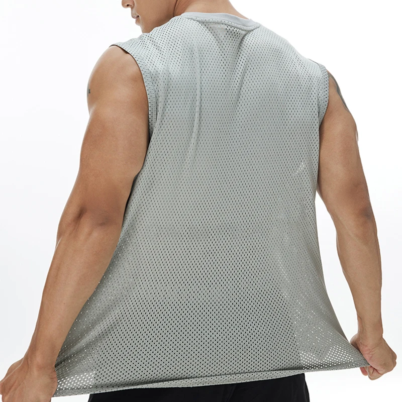 メンズルーズスポーツベスト,バスケットボール,フィットネス, - Sleeveless Undershirt のレビューと価格