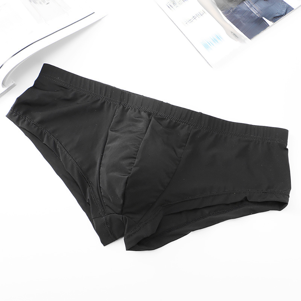アイスシルク下着ボクサーブリーフ通気性バルジポーチショーツロ - Trunk Breathable Men のレビューと価格