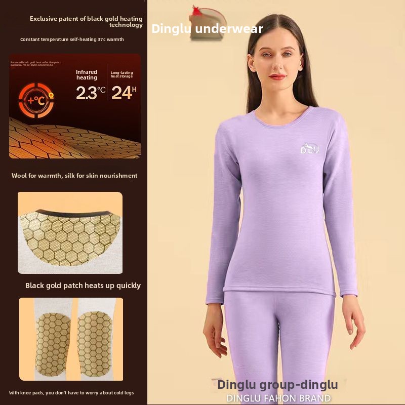 鹿黒金グラフェン自己発熱サーマル下着メンズウールシルクサーマ - Thermal Long John のレビューと価格