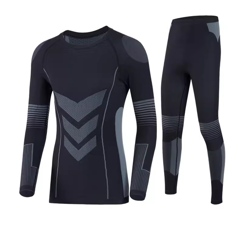 男性ジムスーツフィットネスランニングハイキングスキータイトセ - Compression Long Pant のレビューと価格