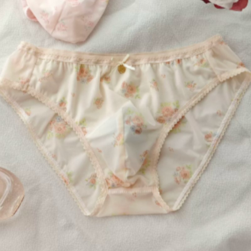日本の新しい甘い花柄のボウタイクロスドレッシング下着、男性用 - Boxer Brief Pack Cotton のレビューと価格