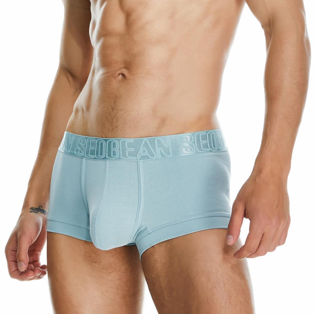 SEOBEAN-メンズコットンボクサーパンツ,セクシーな下着 - Boxer Brief Pack Cotton のレビューと価格