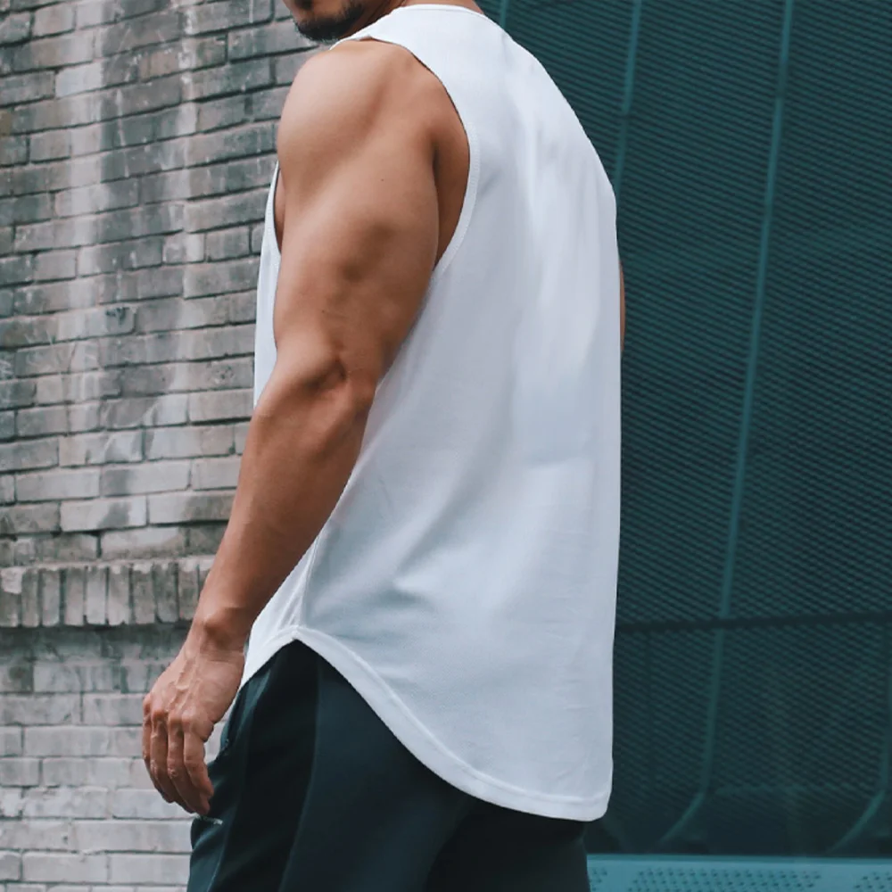 メンズジムタンクトップフィットネスノースリーブランニングスポ - Sleeveless Undershirt のレビューと価格