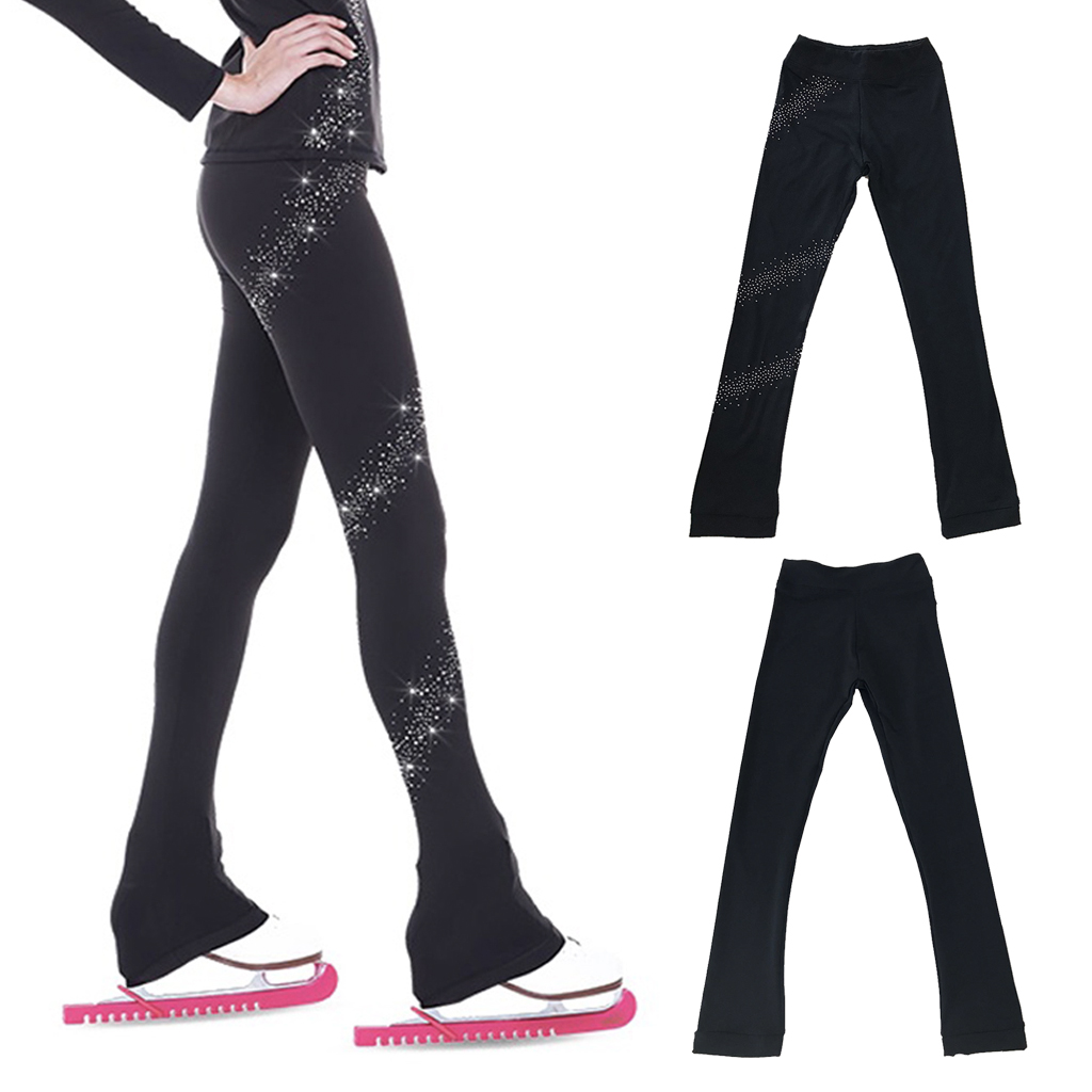 パフォーマンスフィギュアスケート長ズボン-圧縮アイススケート - Compression Long Pant のレビューと価格