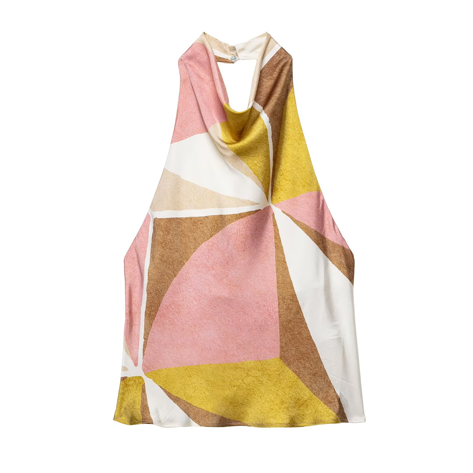 Zevity 2025 レディース シックな幾何学模様プリン - Suspender Tank Top のレビューと価格
