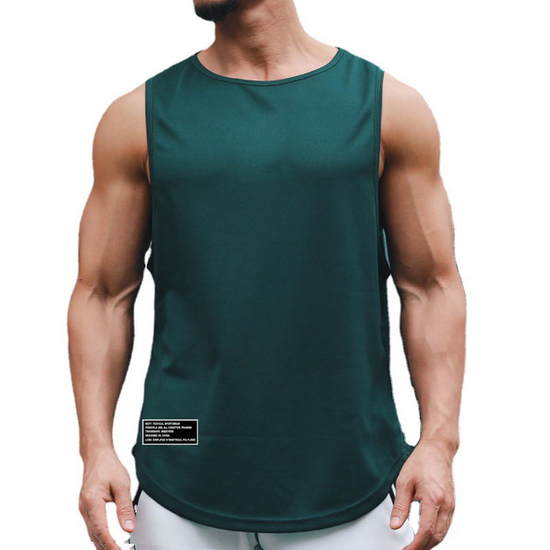 男性ジムシングレットボディービルストリンガータンクトップスポ - Sleeveless Undershirt のレビューと価格
